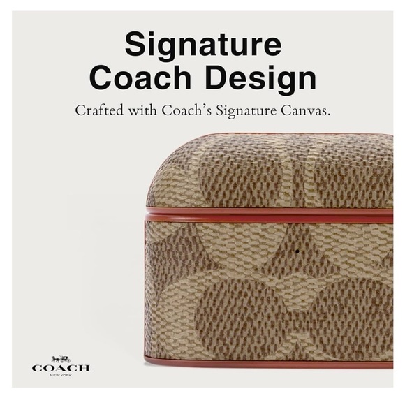 Coach Signature Pro Case - Compatible with AirPods Pro 2nd / 1st Generation - Picture 2 of 6